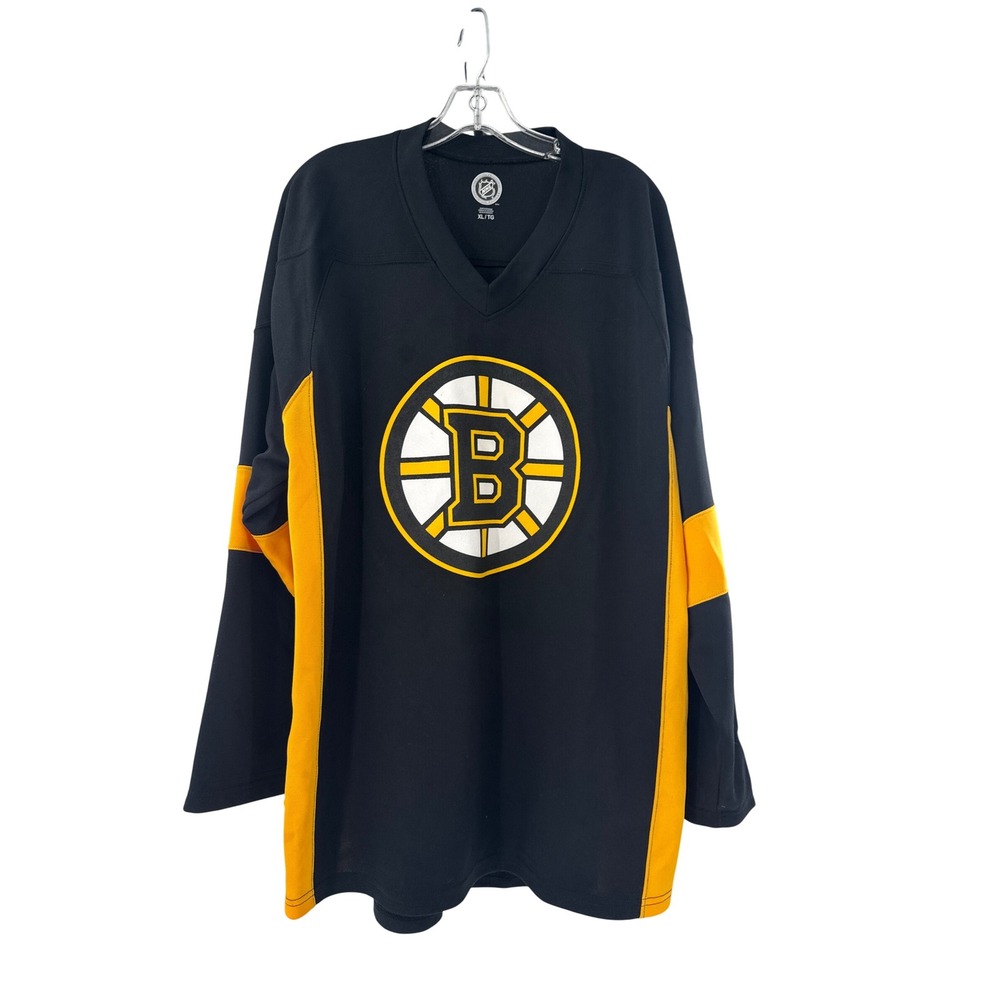 NHL Hockey Jersey Mens XL Black Boston Bruins Milan Lucic 17 Sportswear V-Neck
